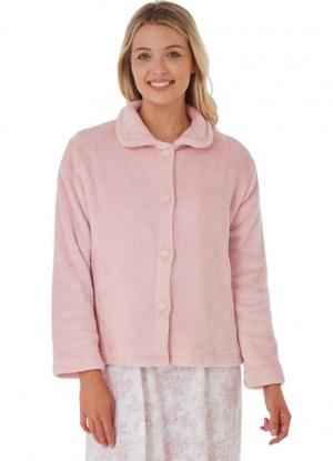 Marlon Coral Fleece Bed Jacket